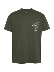 Tommy Jeans T-Shirt grn/wei