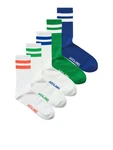 JACK & JONES Socken 'JACDEHLI' blau/grn/orange/wei