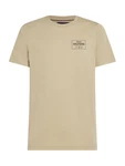 TOMMY HILFIGER T-Shirt camel / schwarz