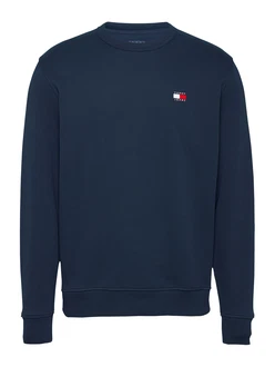 Tommy Jeans Sweatshirt TJM REG BADGE CREW EXT blau