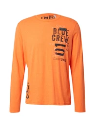 Shirt marine / dunkelorange / schwarz / offwhite