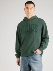 LEVI'S Sweatshirt Relaxed Graphic Hoodie grn/schwarz