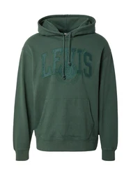 LEVI'S Sweatshirt Relaxed Graphic Hoodie grn/schwarz