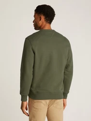 Tommy Jeans Sweatshirt TJM REG BADGE CREW EXT grün