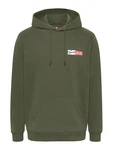 Tommy Jeans Sweatshirt TJM REG ENTRY GRAPHIC HOODIE EXT mit Logo grün