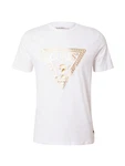 GUESS T-Shirt gold / weiß