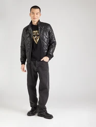 GUESS T-Shirt gold/schwarz