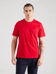 TOMMY HILFIGER T-Shirt 'Essential' rot