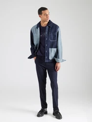 GUESS T-Shirt saphir/schwarz/weiß
