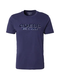T-Shirt saphir / schwarz / wei