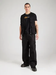 ALPHA INDUSTRIES T-Shirt schwarz