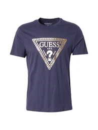 T-Shirt navy / gold