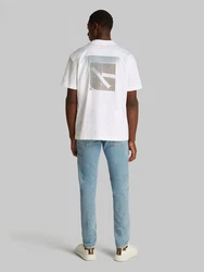 Calvin Klein Jeans T-Shirt taupe/basaltgrau/weiß