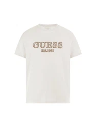 GUESS T-Shirt camel/hellbeige/dunkelbraun
