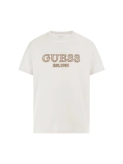 GUESS T-Shirt camel/hellbeige/dunkelbraun