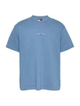 Tommy Jeans T-Shirt blau/weiß