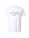 GUESS T-Shirt blau/weiß