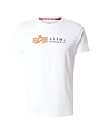 ALPHA INDUSTRIES T-Shirt gold/schwarz/weiß