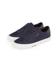 Sneaker navy / hellbraun / wei
