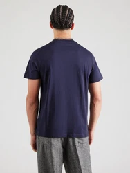 GUESS T-Shirt taubenblau/dunkelblau/weiß