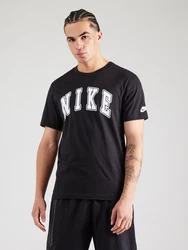 Nike Sportswear T-Shirt 'CLUB' schwarz/weiß