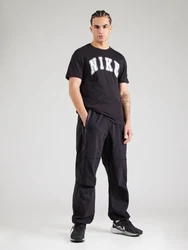 Nike Sportswear T-Shirt 'CLUB' schwarz/weiß