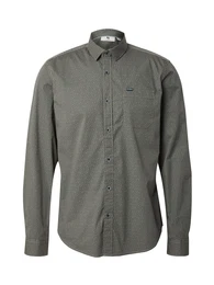 Hemd dunkelblau / oliv