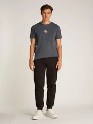 Calvin Klein Jeans T-Shirt dunkelgrau/weiß