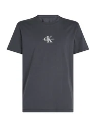 Calvin Klein Jeans T-Shirt dunkelgrau/weiß