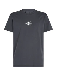 T-Shirt dunkelgrau / wei