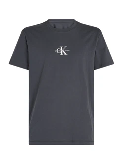 Calvin Klein Jeans T-Shirt dunkelgrau/weiß