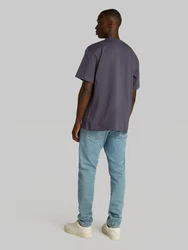 Calvin Klein Jeans T-Shirt WOVEN LABEL RELAXED TEE marine