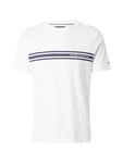 TOMMY HILFIGER T-Shirt dunkelblau/weiß