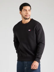Tommy Jeans Sweatshirt TJM REG BADGE CREW EXT schwarz