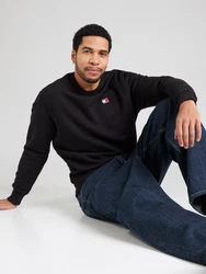 Tommy Jeans Sweatshirt TJM REG BADGE CREW EXT schwarz
