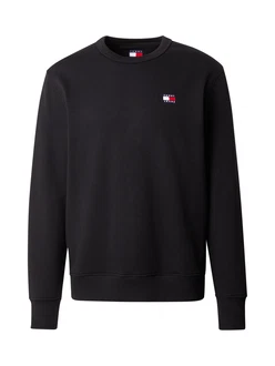 Tommy Jeans Sweatshirt TJM REG BADGE CREW EXT schwarz