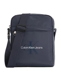 Calvin Klein Jeans Umhängetasche 'ESSENTIALS' marineblau/weiß