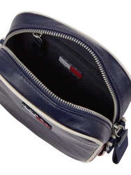 Tommy Jeans Umhängetasche CITY COLLEGE dunkelblau/weiß