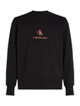 Calvin Klein Jeans Sweatshirt basaltgrau/koralle/schwarz