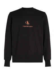 Sweatshirt basaltgrau / koralle / schwarz