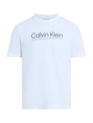 Calvin Klein T-Shirt CP-DOUBLE LOGO T-SHIRT weiß
