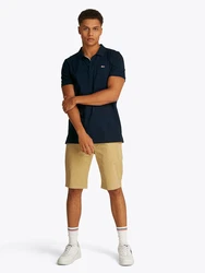 Tommy Jeans Poloshirt marineblau/rot/offwhite