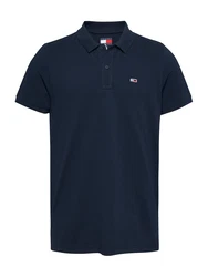 Tommy Jeans Poloshirt marineblau/rot/offwhite