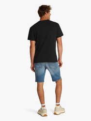 Tommy Jeans T-Shirt rot/schwarz/wollweiß