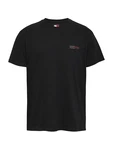 Tommy Jeans T-Shirt rot/schwarz/wollweiß