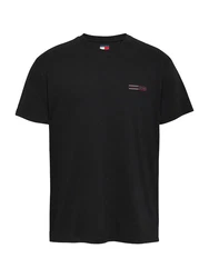Tommy Jeans T-Shirt rot/schwarz/wollweiß