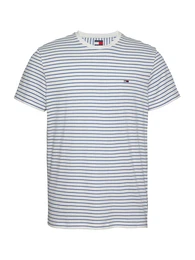 T-Shirt blau / wei