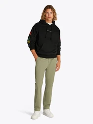 Tommy Jeans Sweatshirt gelb/hellrot/schwarz/weiß