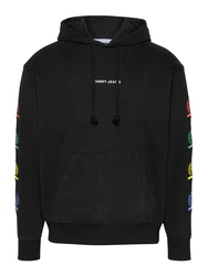 Tommy Jeans Sweatshirt gelb/hellrot/schwarz/weiß
