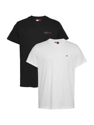 Tommy Jeans T-Shirt schwarz/weiß
